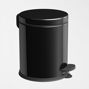 5 LT Pedal Dust Bin - Black